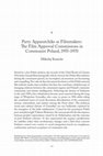 Research paper thumbnail of Party Apparatchiks as Filmmakers: The Film Approval Commissions in Communist Poland, 1955–1970