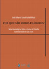 Research paper thumbnail of Por que não somos filósofos? Notas genealógicas sobre o ensino da filosofia na Universidade de São Paulo