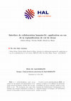 Research paper thumbnail of Interface de collaboration humain-IA : application au cas de la replanification de vol de drone