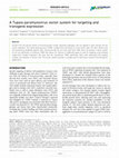 Research paper thumbnail of A Tupaia paramyxovirus vector system for targeting and transgene expression