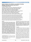 Research paper thumbnail of Genetic Variation at the CYP19A1 Locus Predicts Circulating Estrogen Levels but not Breast Cancer Risk in Postmenopausal Women