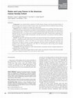 Research paper thumbnail of Data from Radon and Lung Cancer in the American Cancer Society Cohort