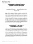 Research paper thumbnail of La Ansiedad en Pruebas: in Estudio de Caso de la Obtención de la Licencia de Conducción