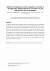 Research paper thumbnail of Influence of temperature on the atmospheric corrosion of the MgAl alloy AM50 produced by semi-solid cast and high pressure die cast technique