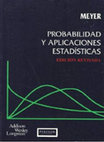 Research paper thumbnail of Probabilidad y aplicaciones estadísticas - Paul L. Meyer