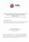 Research paper thumbnail of Trajectory Prediction for Autonomous Driving based on Multi-Head Attention with Joint Agent-Map Representation