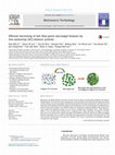 Research paper thumbnail of Efficient harvesting of wet blue-green microalgal biomass by two-aminoclay [AC]-mixture systems