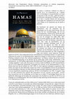 Research paper thumbnail of Jef Abbeel (Recensie) Joas Wagemakers, Hamas. Palestijns nationalisme en militant pragmatisme (Amsterdam University Press 2024) in: Kleio-Historia, nr. 20. (2024)