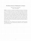 Research paper thumbnail of The Role and Lure of Mathematics in Science