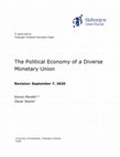 Research paper thumbnail of The Political Economy of a Diverse Monetary Union