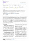 Research paper thumbnail of In vitro evaluation of Kedo-S and RaCe rotary files compared to hand files in preparing the root canals of primary molar teeth