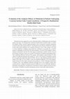 Research paper thumbnail of Evaluation of the Analgesic Efficacy of Melatonin in Patients Undergoing Cesarean Section Under S pinal Anesthesia: A Prospective Randomized Double-blind Study