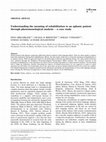 Research paper thumbnail of Understanding the meaning of rehabilitation to an aphasic patient through phenomenological analysis – a case study