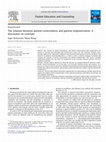 Research paper thumbnail of The relation between patient-centeredness and patient empowerment: A discussion on concepts