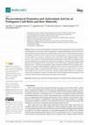 Research paper thumbnail of Physicochemical Properties and Antioxidant Activity of Portuguese Craft Beers and Raw Materials