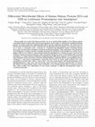 Research paper thumbnail of Differential Microbicidal Effects of Human Histone Proteins H2A and H2B on <i>Leishmania</i> Promastigotes and Amastigotes