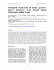 Research paper thumbnail of Attempted eradication of house sparrows Passer domesticus from Round Island (Mauritius), Indian Ocean