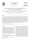 Research paper thumbnail of An investigation into the role of the Mauritian flying fox, Pteropus niger, in forest regeneration