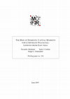 Research paper thumbnail of The rise of domestic capital markets for corporate financing: Lessons from East Asia