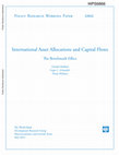 Research paper thumbnail of International Asset Allocations and Capital Flows: The Benchmark Effect