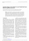 Research paper thumbnail of Axiomatic Design of Test Artifact for Laser Powder Bed Fusion Machine Capability Assessment