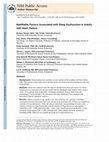 Research paper thumbnail of Modifiable factors associated with sleep dysfunction in adults with heart failure