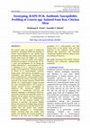 Research paper thumbnail of Serotyping, RAPD PCR, Antibiotic Susceptibility Profiling of Listeria spp. Isolated from Raw Chicken Meat