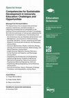 Research paper thumbnail of Call for paper: Special Issue "Competencies for Sustainable Development in University Education: Challenges and Opportunities"