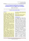 Research paper thumbnail of Cases of Syntactic Interference in Students' translations between English and Azerbaijani