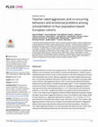 Research paper thumbnail of Teacher-rated aggression and co-occurring behaviors and emotional problems among schoolchildren in four population-based European cohorts