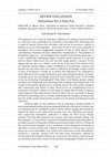 Research paper thumbnail of Review of N. Bryant Kirkland, Herodotus and Imperial Greek Literature