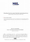 Research paper thumbnail of Broadband loss-less optical thin-film depolarizing devices