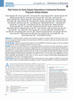 Research paper thumbnail of Risk Factors for Early Dialysis Dependency in Autosomal Recessive Polycystic Kidney Disease