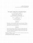 Research paper thumbnail of P. Jeyanthi, P. Nalayini and T.Noiri, Pre- regular sp- open sets in topological  spaces, CUBO A Mathematical JournalVol.20, (1)( 2018),. 31–39