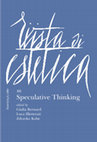 Research paper thumbnail of Speculative Thinking («Rivista di Estetica» LXIV, 86, 2/2024)