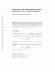 Research paper thumbnail of Double–Sided Taylor’s Approximations and Their Applications in Theory of Analytic Inequalities