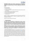 Research paper thumbnail of Informe del GTM sobre Datos e información en la epidemia COVID-19 y propuestas para la evolución digital del sistema de salud