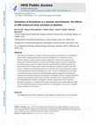 Research paper thumbnail of Simulation of thrombosis in a stenotic microchannel: The effects of vWF-enhanced shear activation of platelets