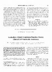 Research paper thumbnail of Evaluation of Right Ventricular Function During Clinical Left Ventricular Assistance