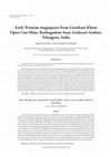 Research paper thumbnail of Early Permian megaspores from Goutham Khani Open Cast Mine, Kothagudem Area, Godavari Graben, Telangana, India