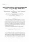 Research paper thumbnail of Early Permian Glossopteris flora from the Sharda Open Cast Mine, Sohagpur Coalfield, Shahdol District, Madhya Pradesh