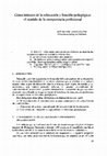 Research paper thumbnail of Conocimiento de la educación y función pedagògica: el sentido de la competencia profesional