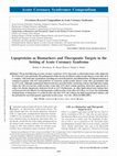 Research paper thumbnail of Lipoproteins as Biomarkers and Therapeutic Targets in the Setting of Acute Coronary Syndrome