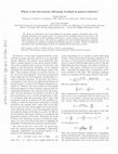 Research paper thumbnail of Where is the electrostatic self-energy localized in general relativity?