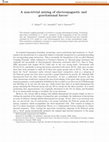 Research paper thumbnail of A non-trivial mixing of electromagnetic and gravitational forces