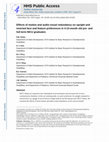 Research paper thumbnail of Effects of motion and audio-visual redundancy on upright and inverted face and feature preferences in 4-13-month old pre-and full-term NICU graduates