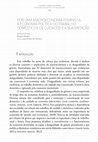 Research paper thumbnail of Por uma macroeconomia feminista: a economia política do trabalho doméstico e de cuidados e a sua medição