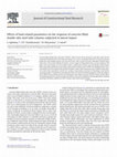 Research paper thumbnail of Effects of load-related parameters on the response of concrete-filled double-skin steel tube columns subjected to lateral impact