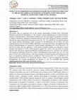 Research paper thumbnail of EFFECT OF PLASMODIUM FALCIPARUM ON SOME SELECTED ELECTROLYTES IN THE BLOOD SAMPLES OF PATIENTS ATTENDING STATE SPECIALIST HOSPITAL DAMATURU, YOBE STATE, NIGERIA.