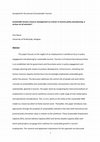 Research paper thumbnail of Sustainable human resource management as a driver in tourism policy and planning: a serious sin of omission?